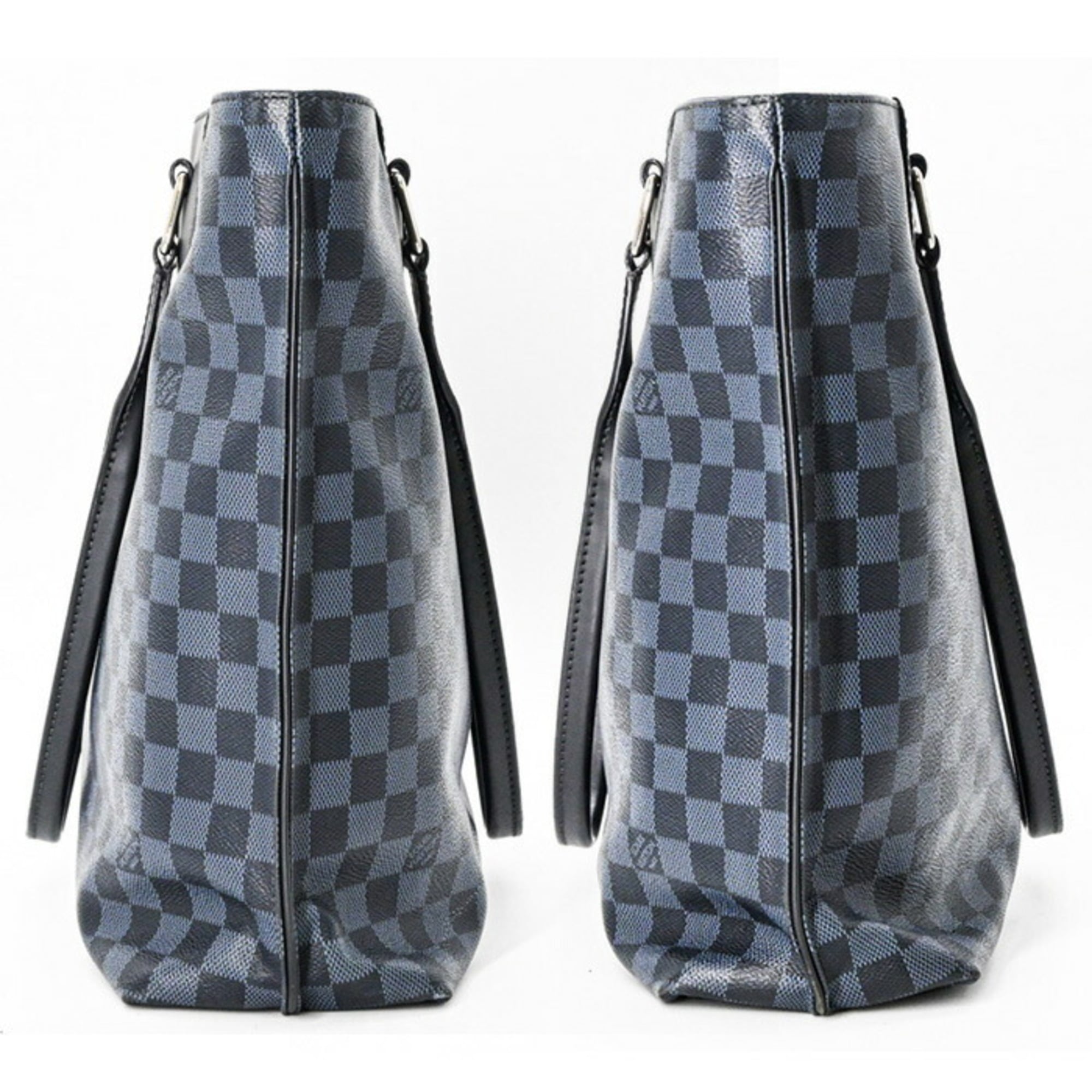 Louis Vuitton Damier Cobalt Black Blue Damier Graphite Tote Bag