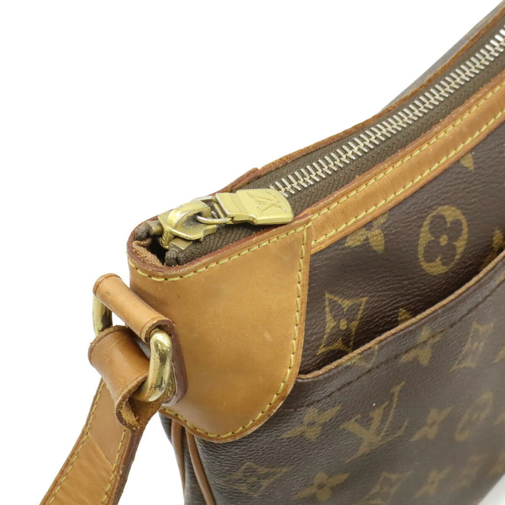 Louis Vuitton Brown Canvas Shoulder Bag