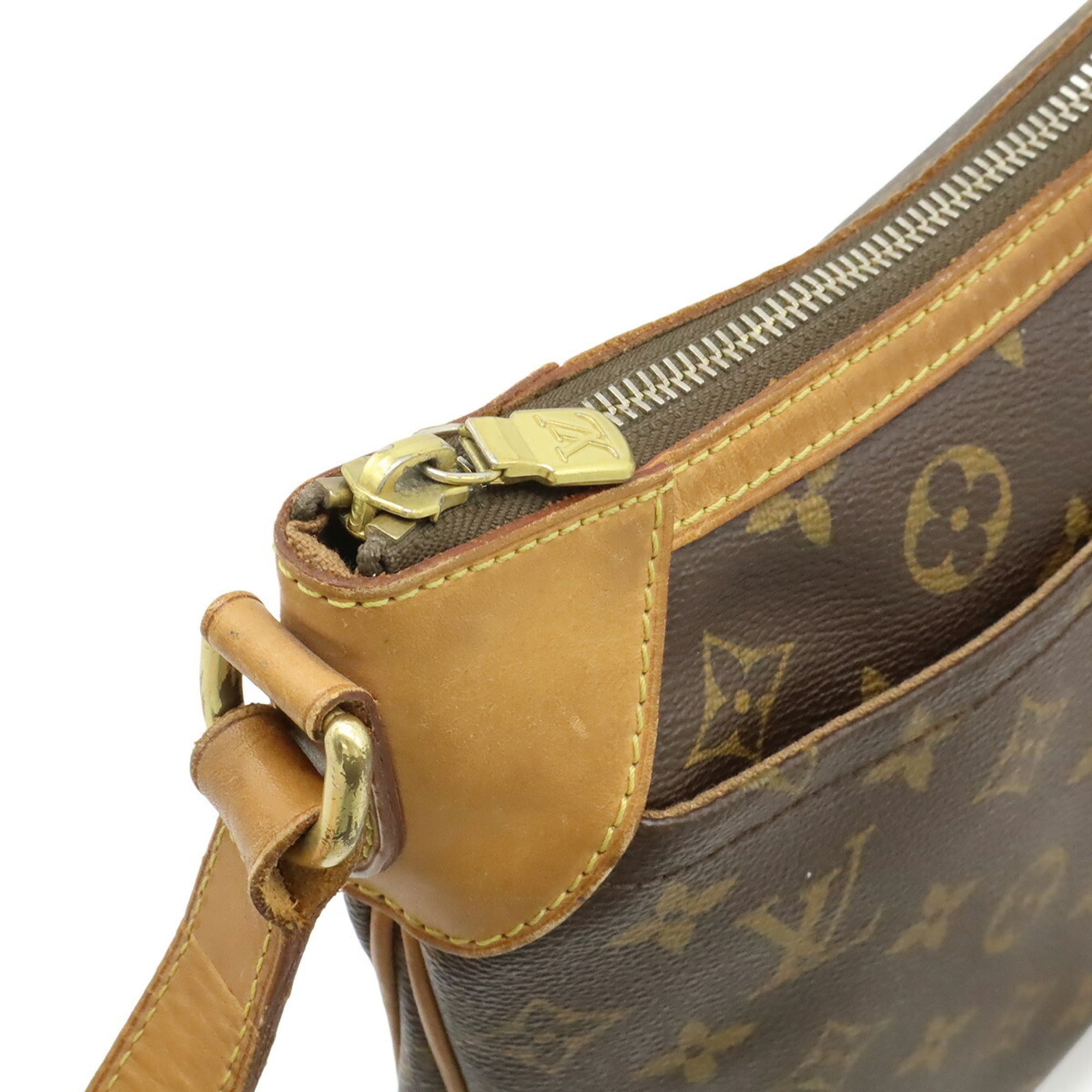 Louis Vuitton Brown Canvas Shoulder Bag