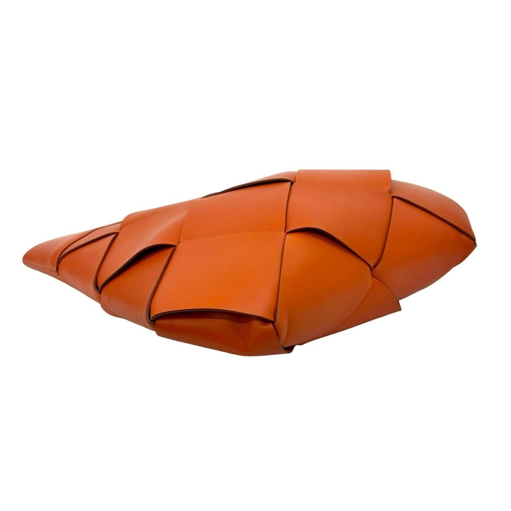 Bottega Veneta Orange Leather Tote Bag