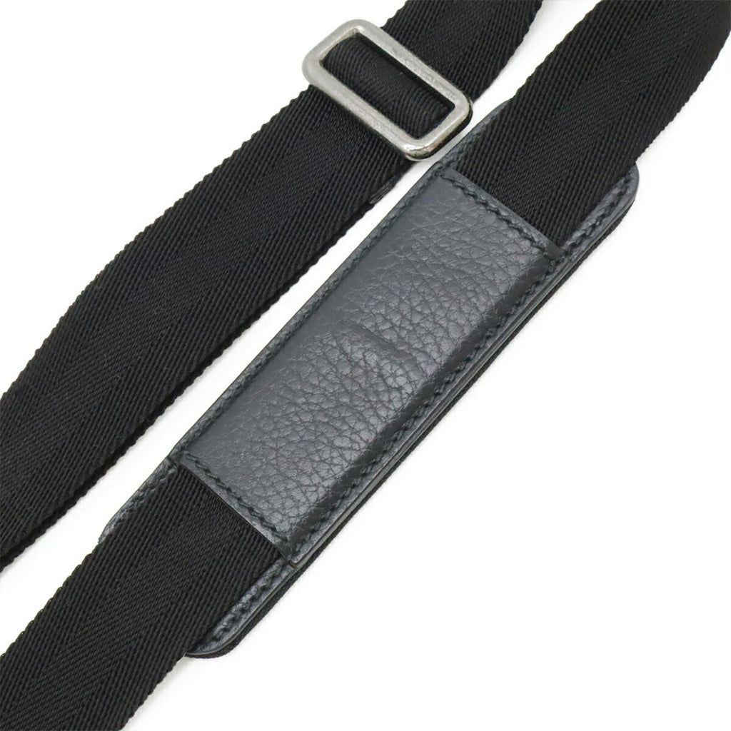 Gucci Dark Gray Gg Canvas Shoulder Bag (Pre-Owned)