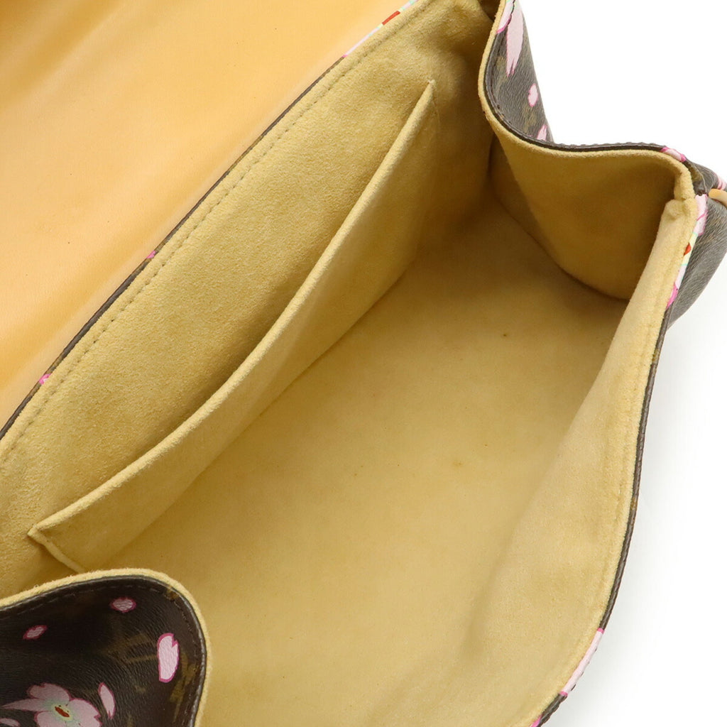 Louis Vuitton Monogram Cherry Blossom Brown Pink Monogram Handbag