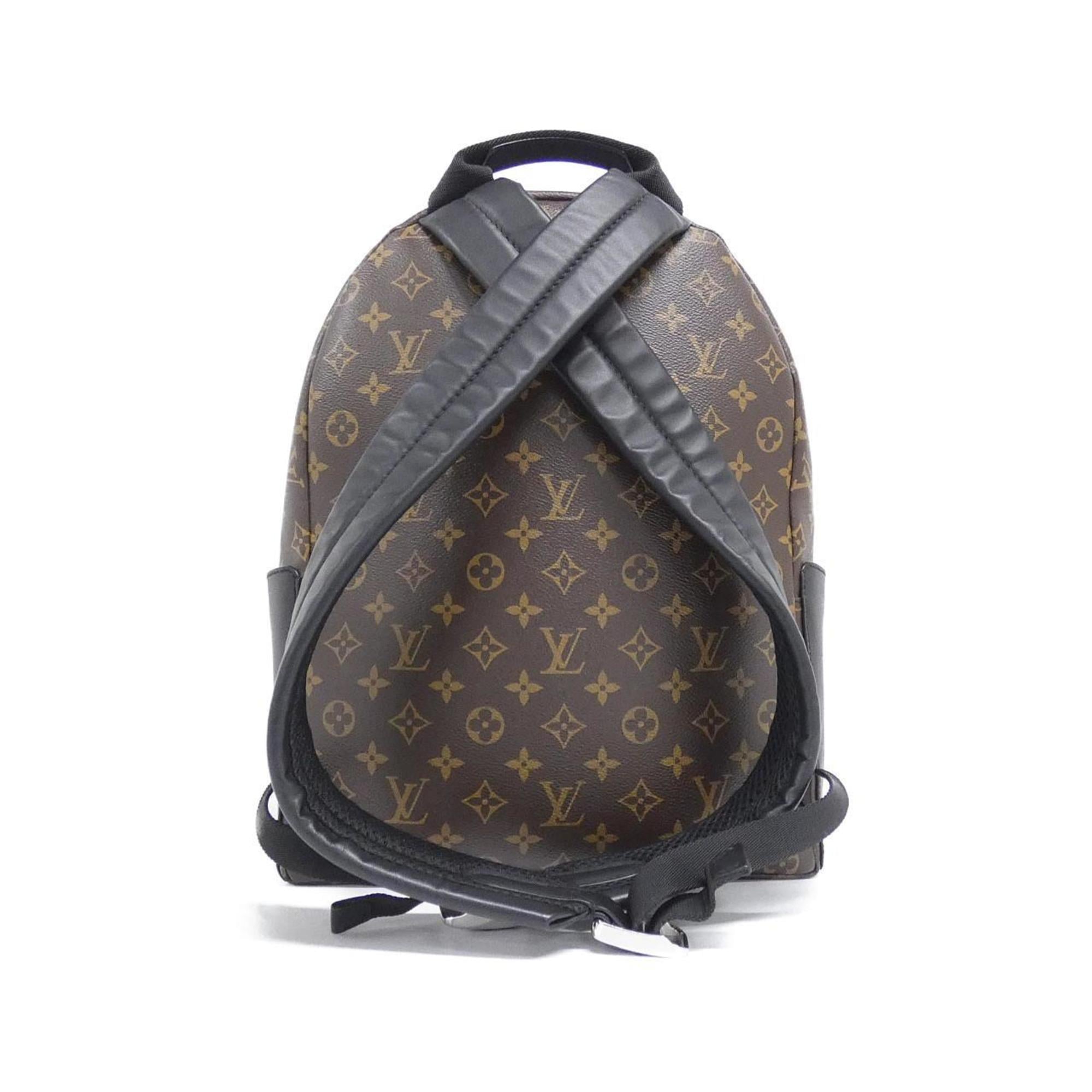 Louis Vuitton Monogram Macassar Marron Coated Canvas Backpack
