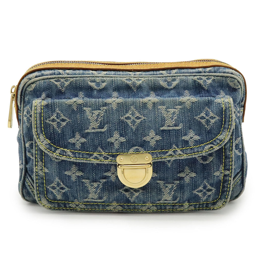 Louis Vuitton Blue Monogram Denim Fanny Pack Sling Bag
