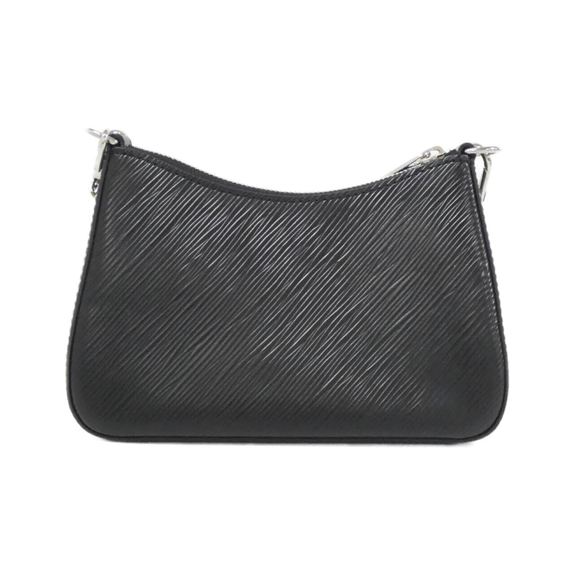 Louis Vuitton Black Leather Shoulder Bag
