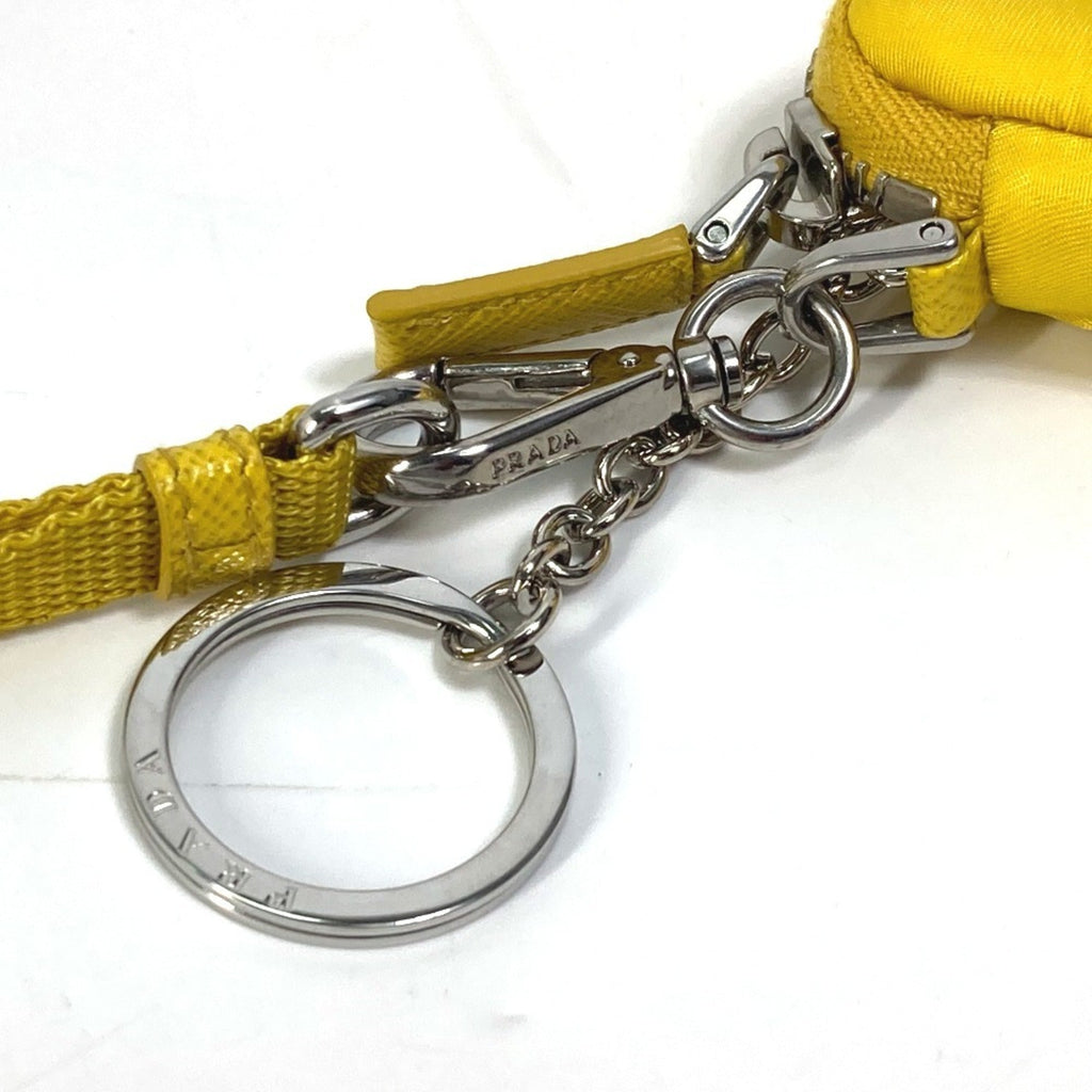 Prada Yellow Nylon Pouch