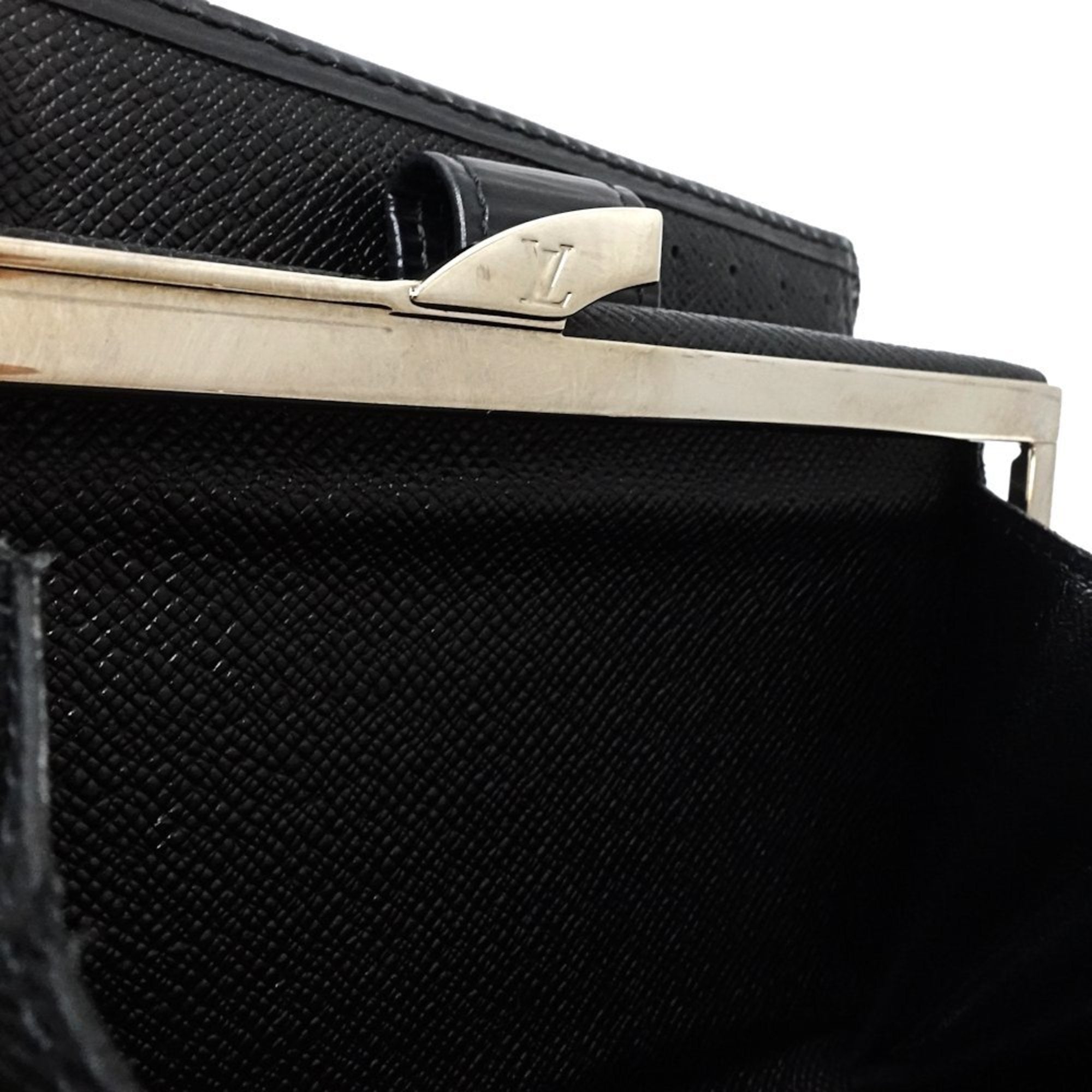 Louis Vuitton Epi Noir Leather Wallet