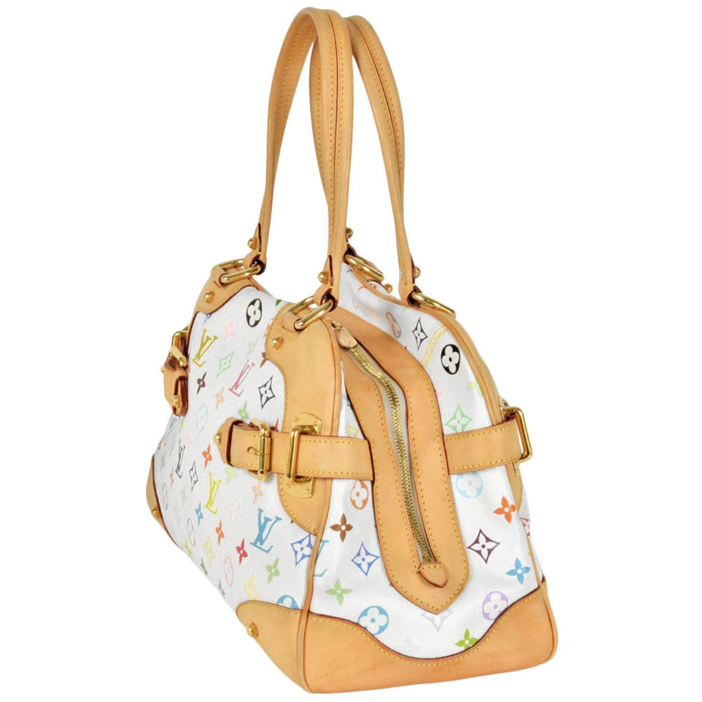 Louis Vuitton Blanc Monogram Multicolore Tote Bag