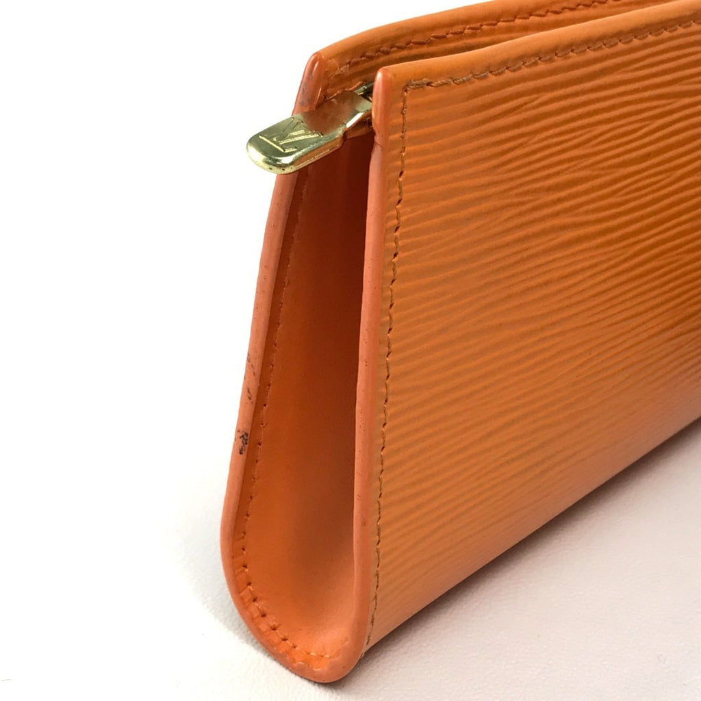 Louis Vuitton Epi Orange Epi Leather Handbag Shoulder Bag Tote Bag