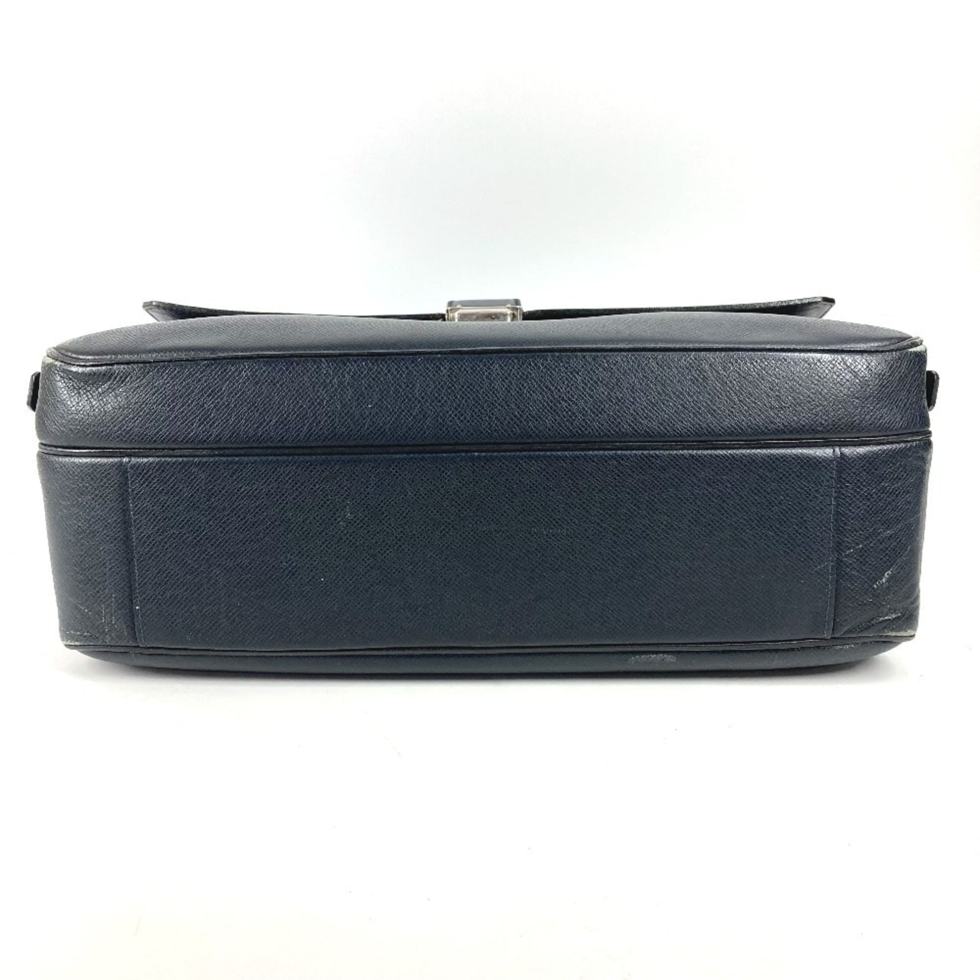 Louis Vuitton Boreal Navy Taiga Leather Handbag Shoulder Bag