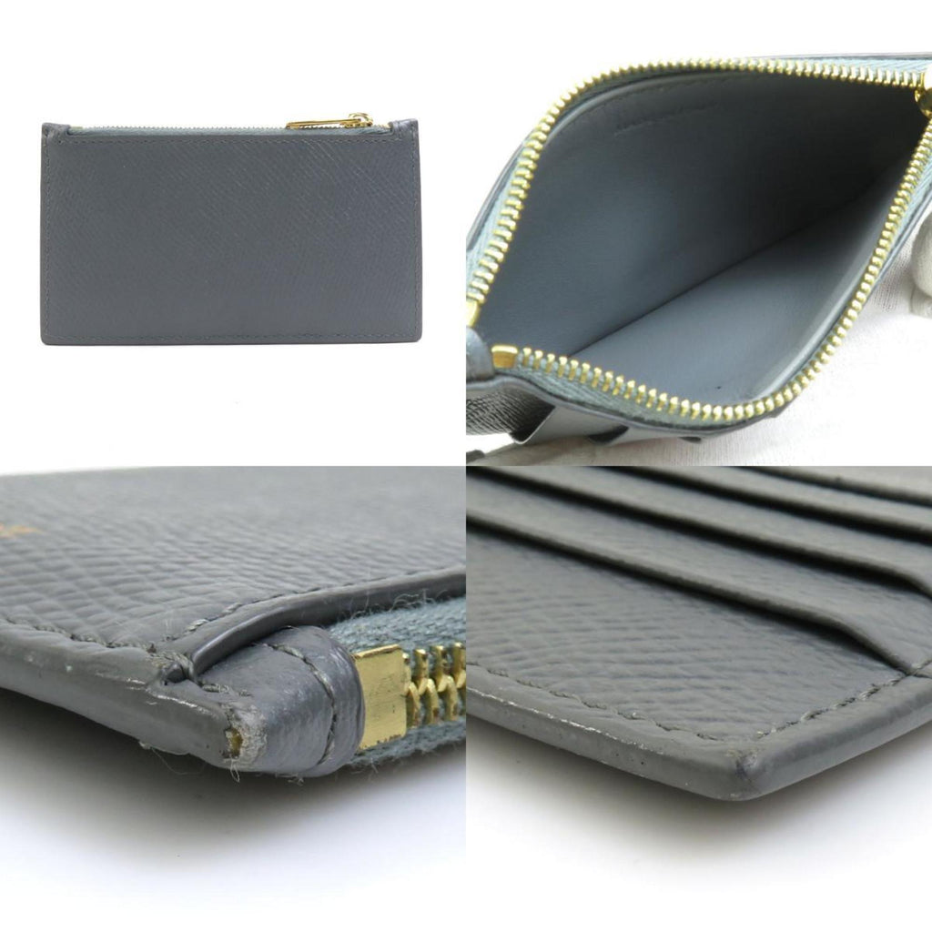 Celine Gray Leather Coin Purse/Coin Case