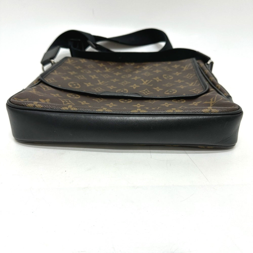 Louis Vuitton Monogram Macassar Black Brown Shoulder Bag