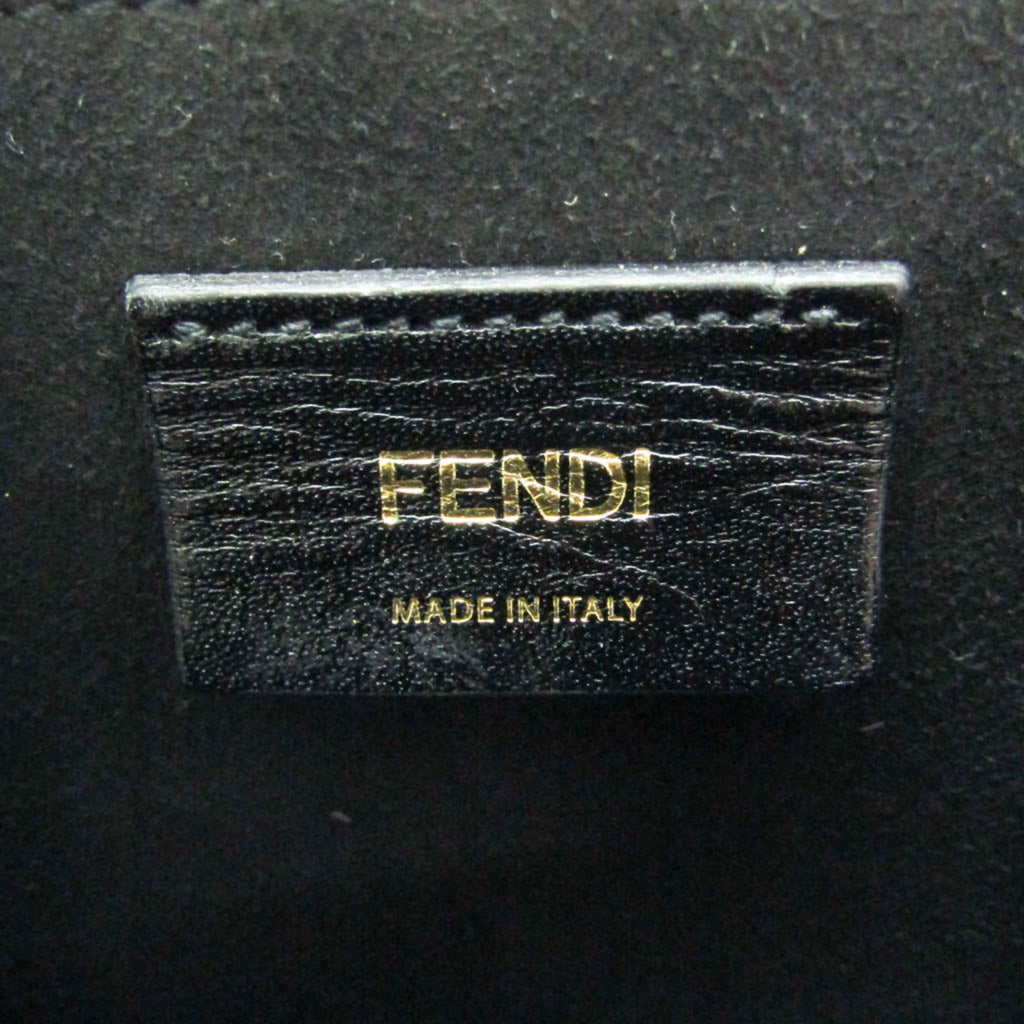 Fendi Pink Leather Shoulder Bag