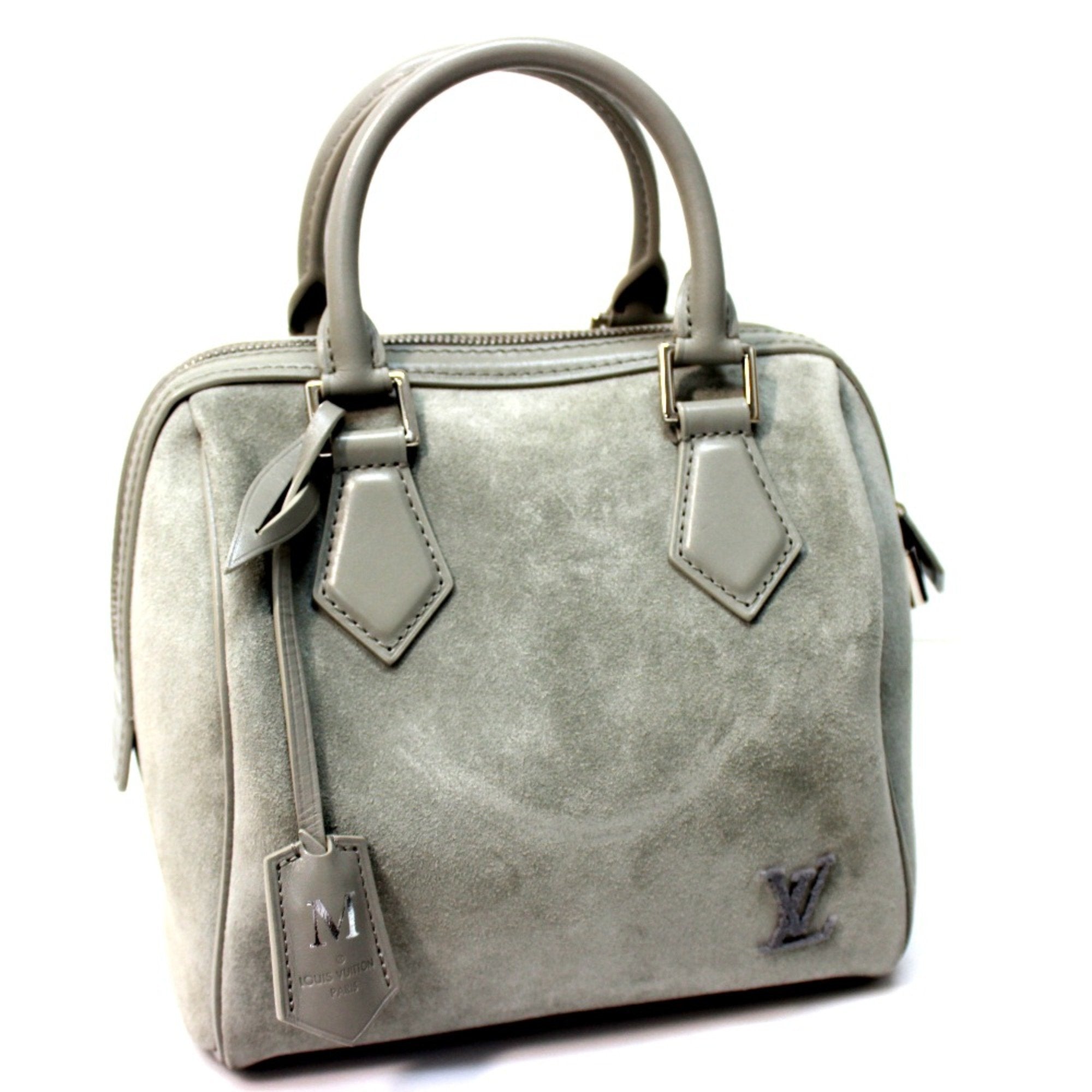 Louis Vuitton Gray Leather Handbag