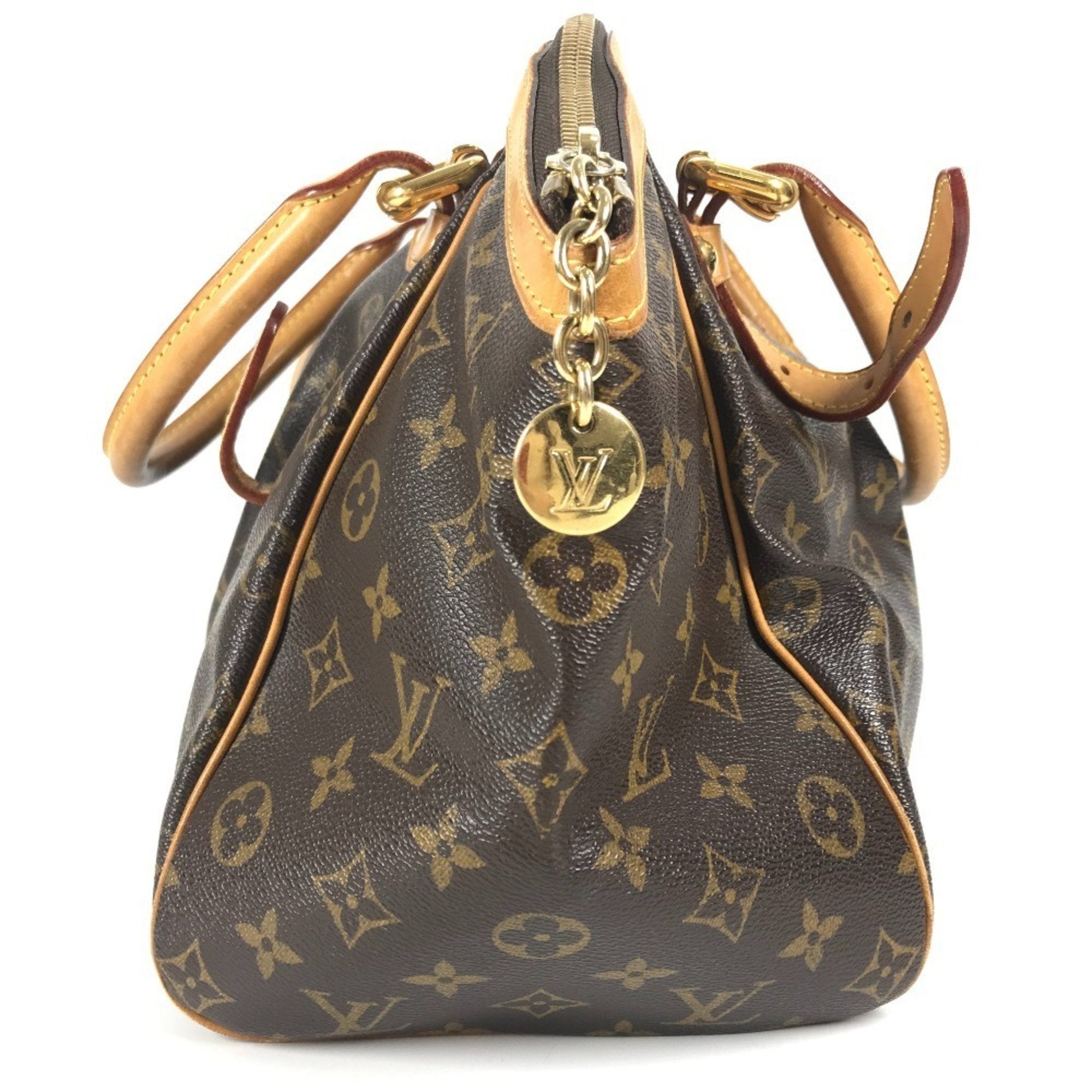 Louis Vuitton Brown Monogram Canvas Shoulder Bag Tote Bag