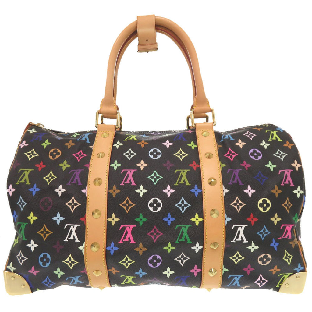 Louis Vuitton Noir Monogram Multicolore Boston Bag