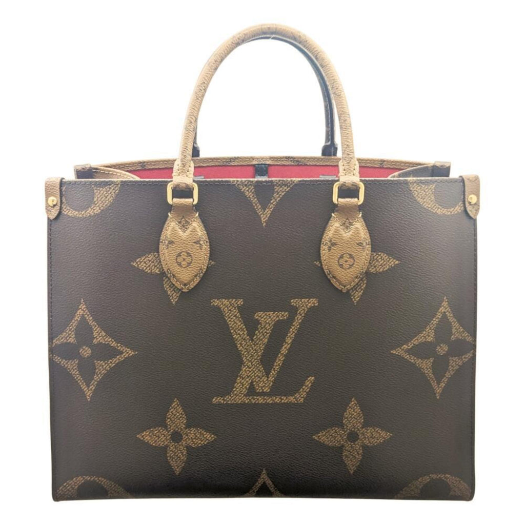 Louis Vuitton Brown Monogram Monogram Reverse Monogram Reverse Monogram Handbag Shoulder Bag Tote Bag