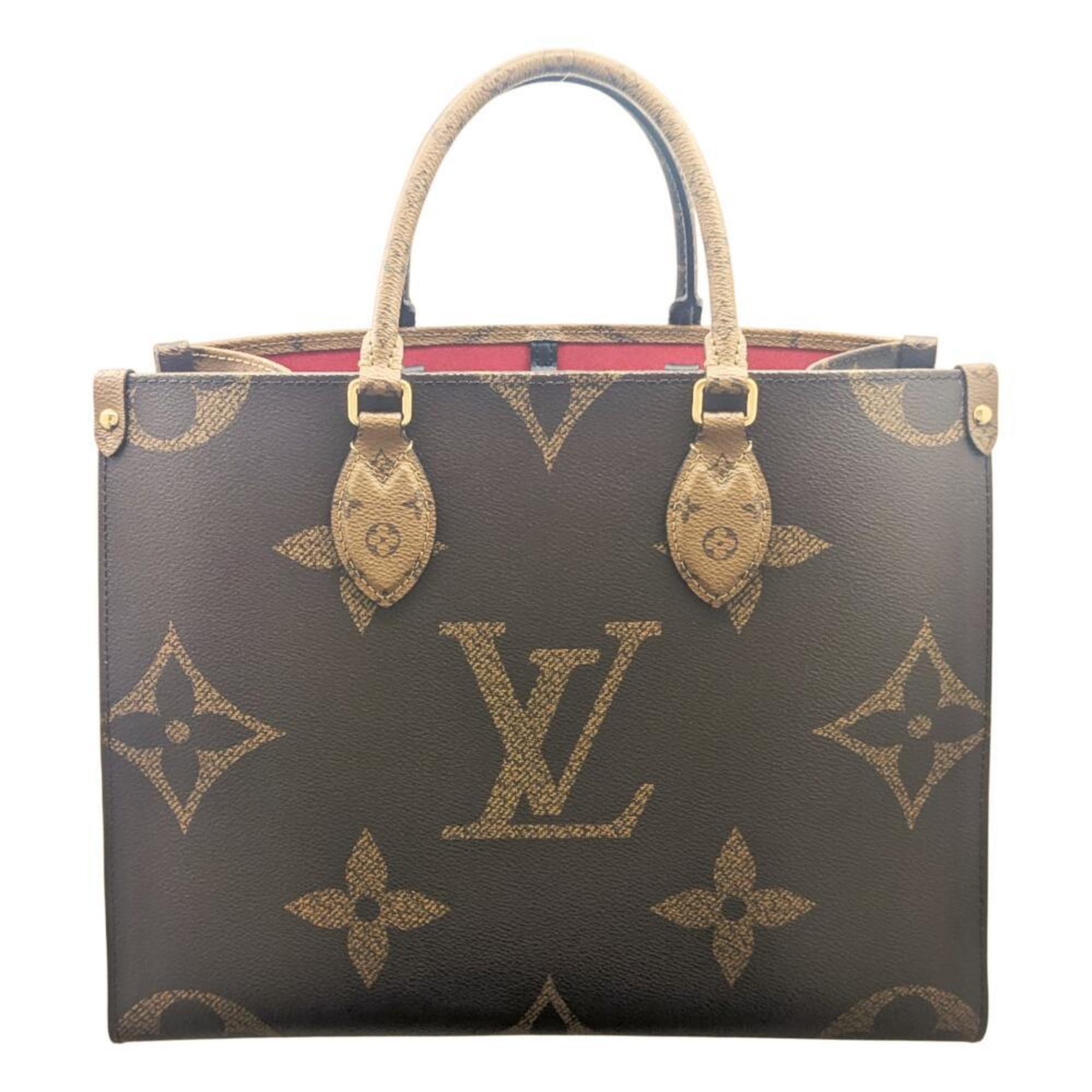 Louis Vuitton Brown Monogram Monogram Reverse Monogram Reverse Monogram Handbag Shoulder Bag Tote Bag
