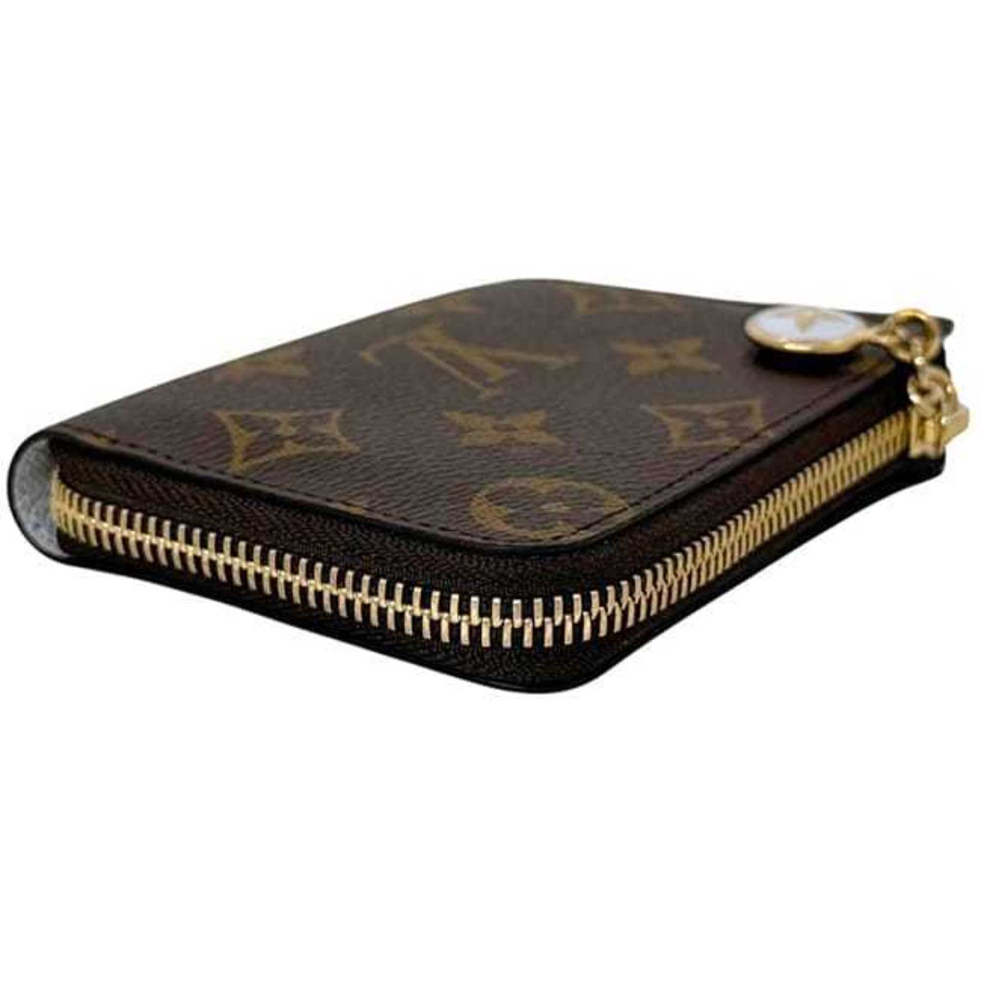 Louis Vuitton Brown Light Blue Monogram Monogram Wallet