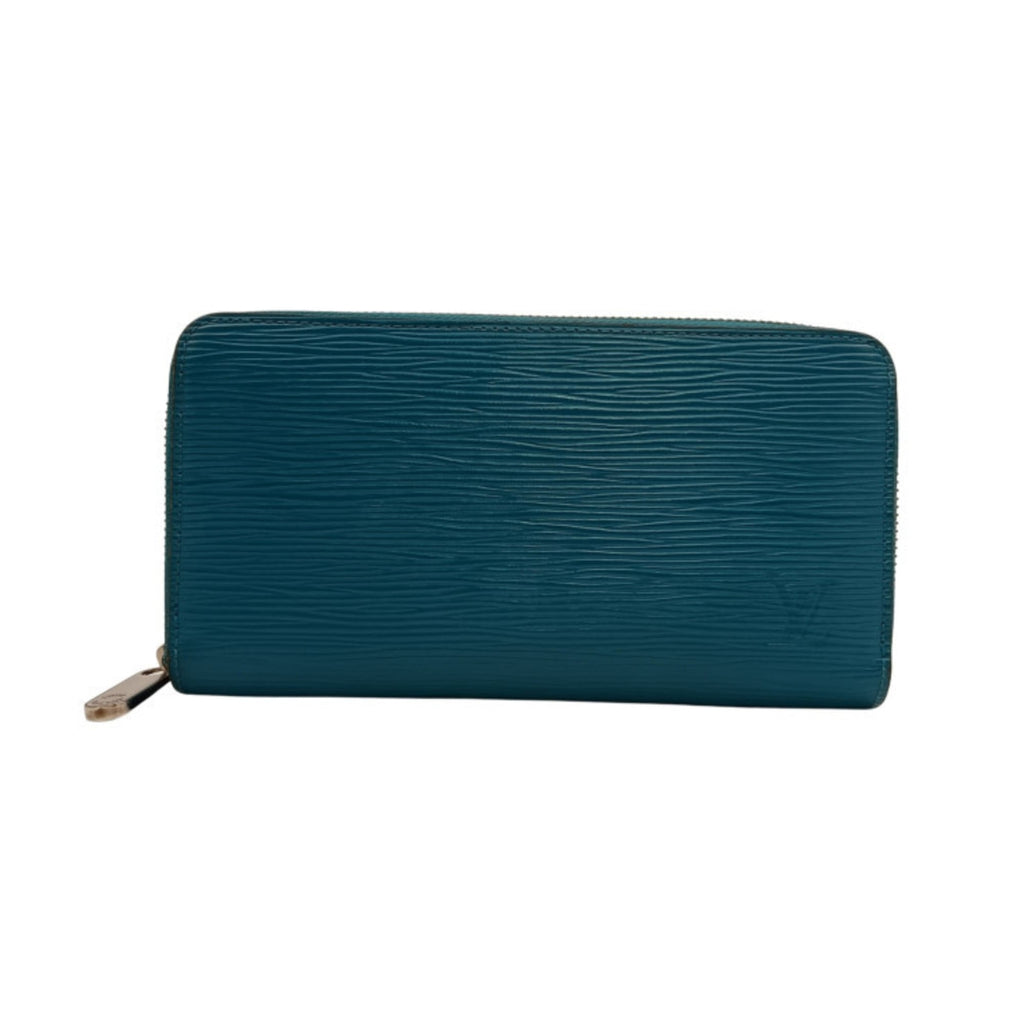 Louis Vuitton Epi Blue Cyan Epi Leather Long Wallet