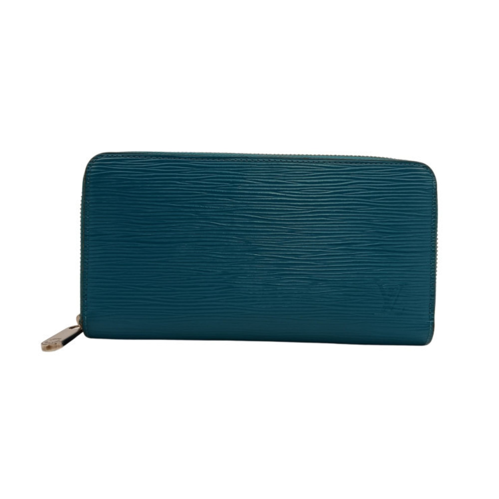 Louis Vuitton Epi Blue Cyan Epi Leather Long Wallet