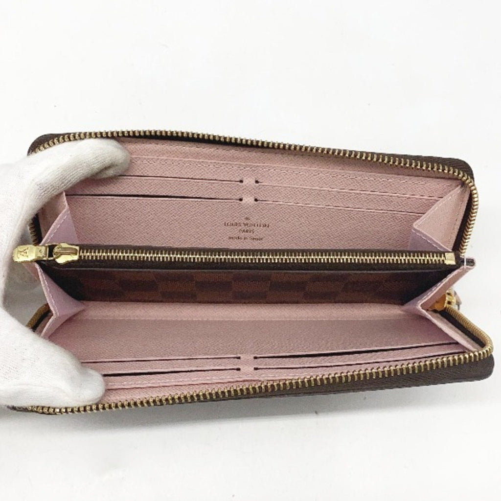 Louis Vuitton Rose Ballerine Damier Canvas Long Wallet
