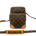 Louis Vuitton Brown Leather Pvc Pochette Shoulder Bag