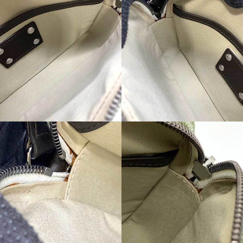 Louis Vuitton Monogram Mini Green Khaki Multi-Color Monogram Mini Handbag Pochette