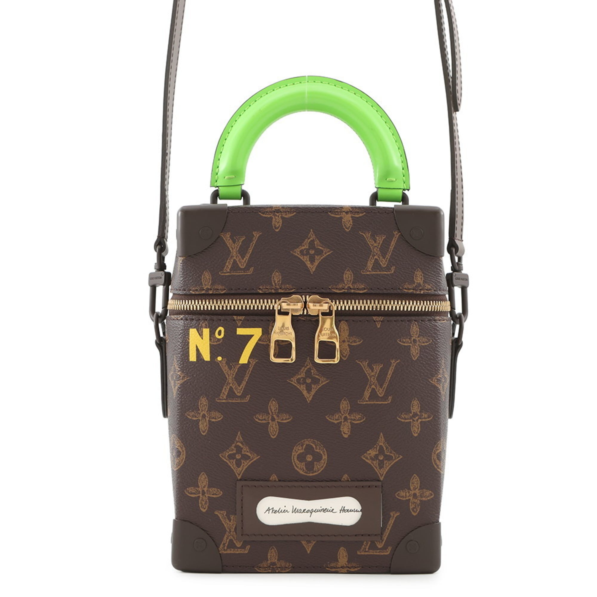 Louis Vuitton Green Monogram Handbag Shoulder Bag