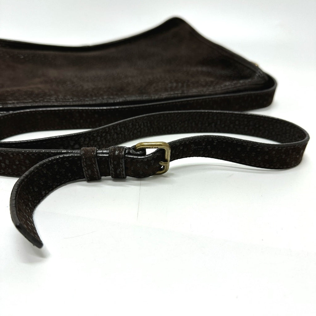 Prada Brown Leather Shoulder Bag