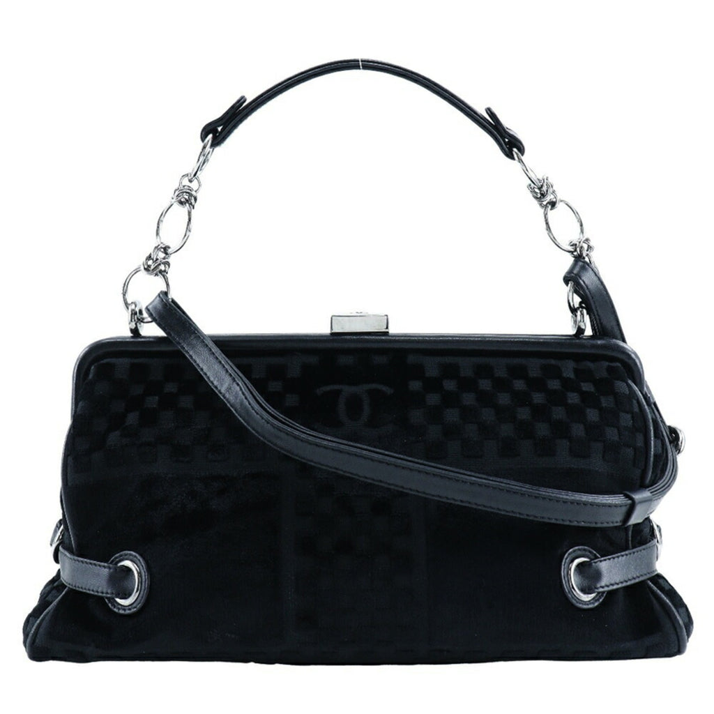 Chanel Black Leather Shoulder Bag