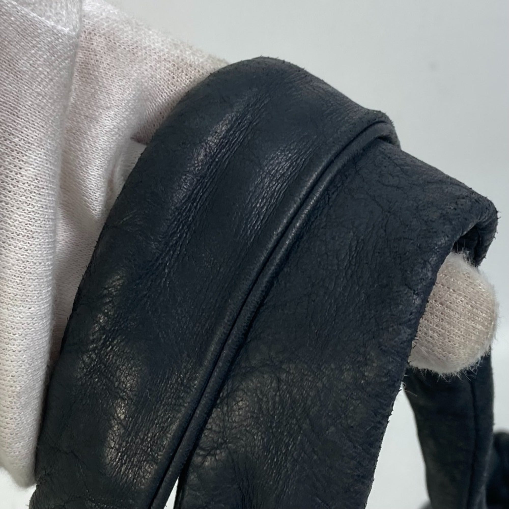 Chanel Black Leather Shoulder Bag