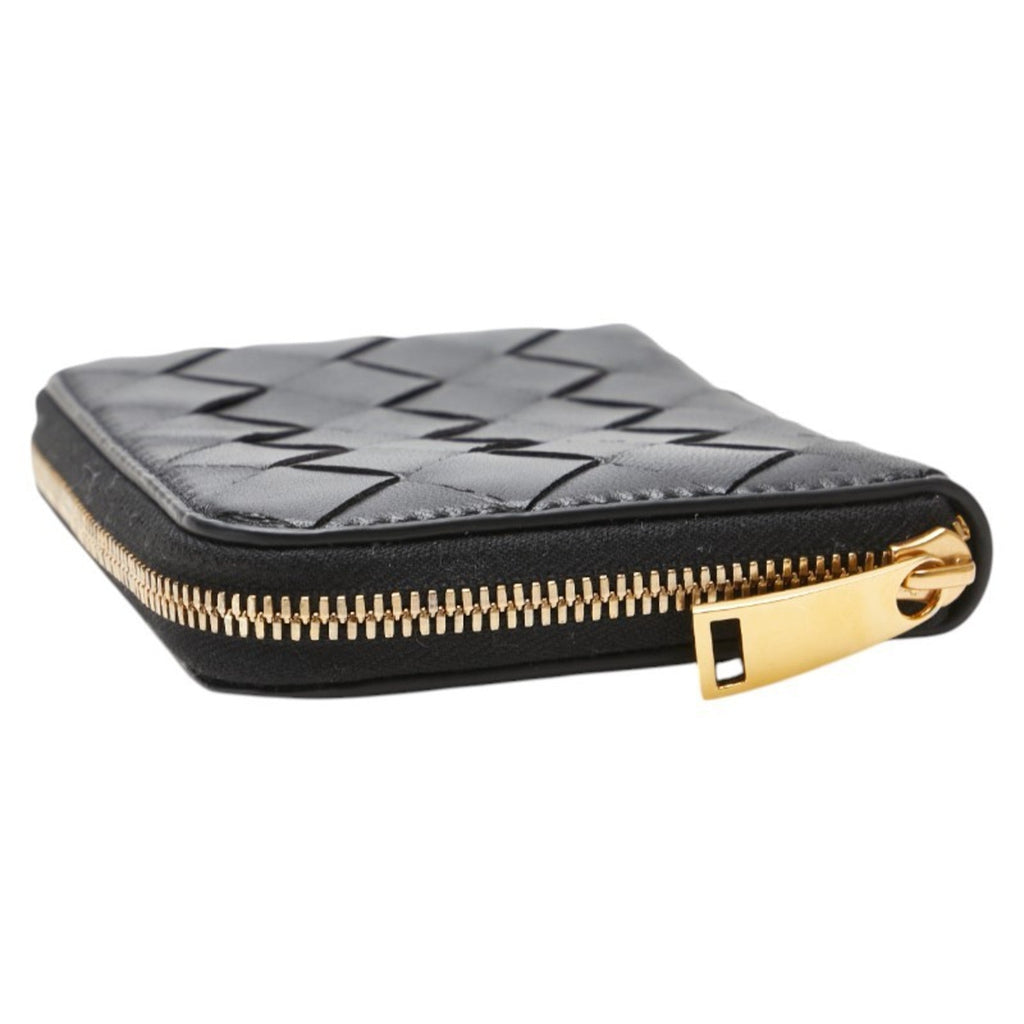 Bottega Veneta Black Leather Wallet (Bi-Fold)