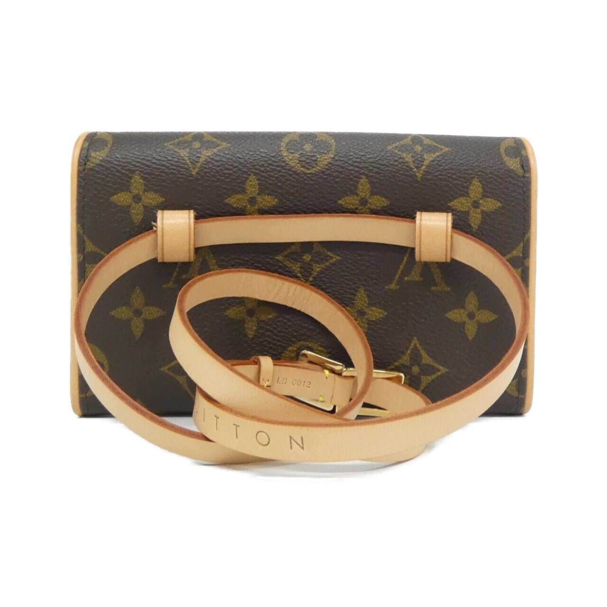 Louis Vuitton Marron Coated Canvas Fanny Pack Pochette