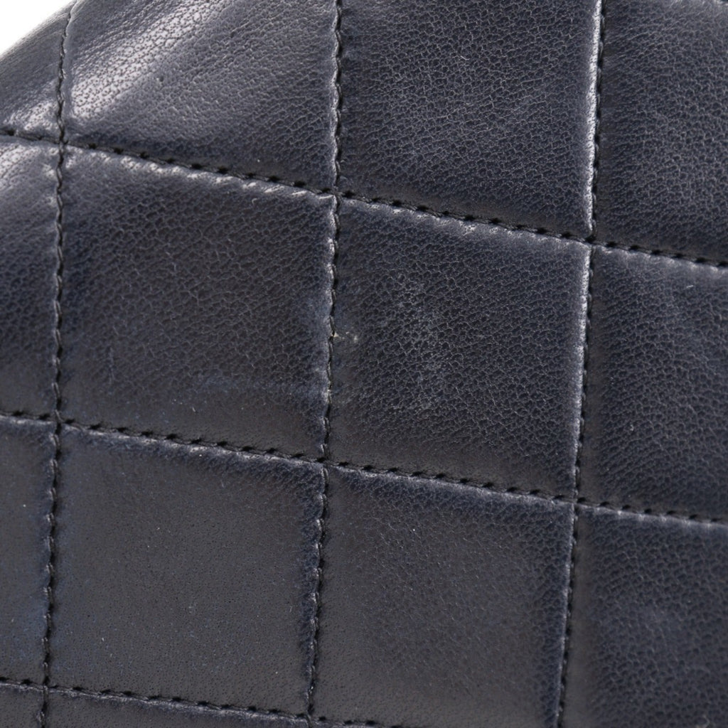Chanel Black Leather Pochette Shoulder Bag