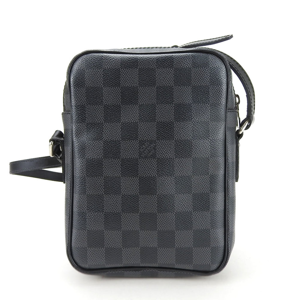 Louis Vuitton Damier Graphite Black Gray Damier Graphite Pochette Shoulder Bag