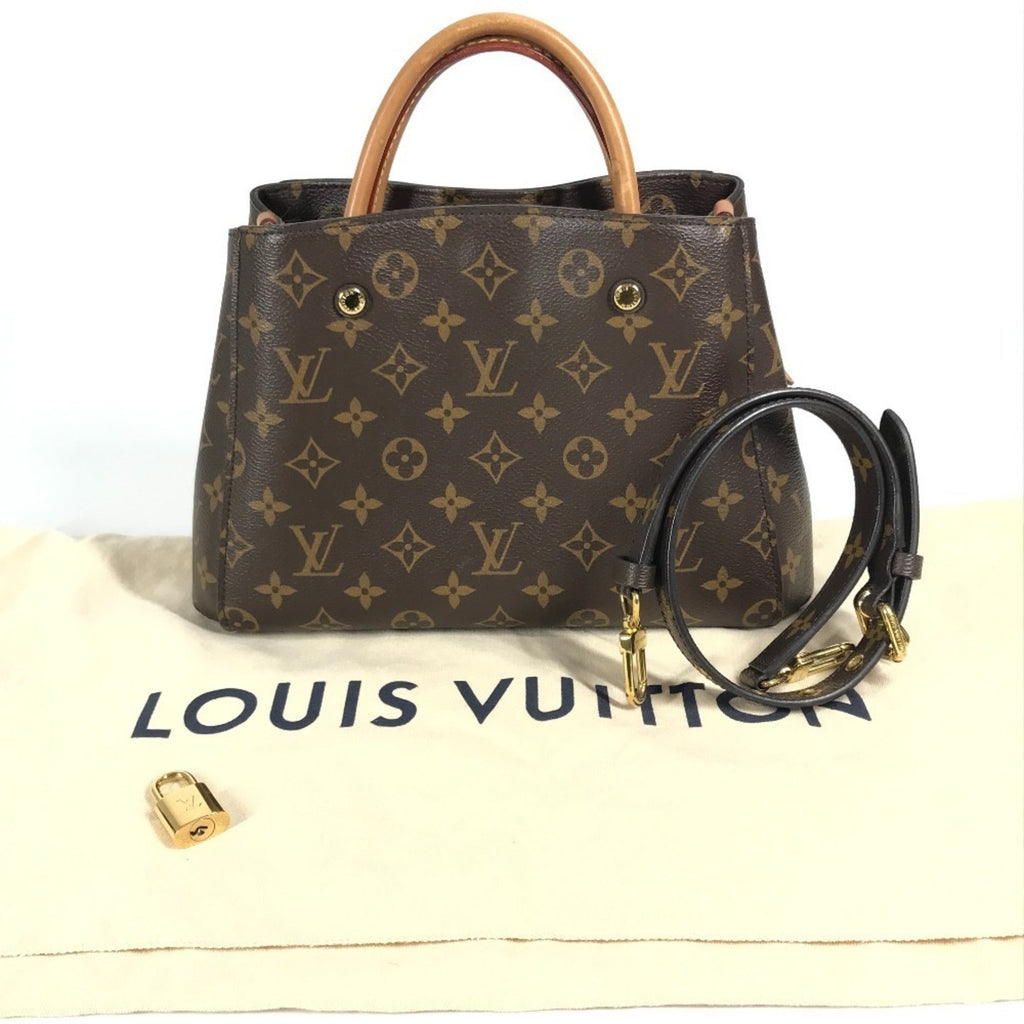 Louis Vuitton Brown Monogram Monogram Handbag Shoulder Bag Tote Bag