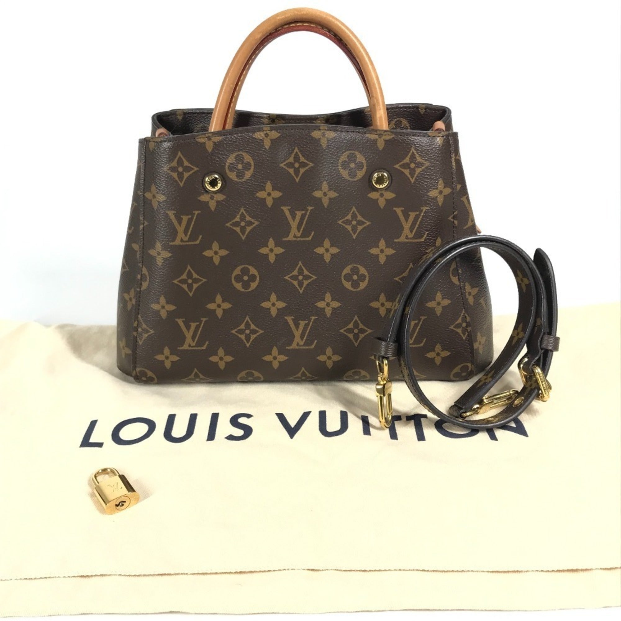 Louis Vuitton Brown Monogram Monogram Handbag Shoulder Bag Tote Bag