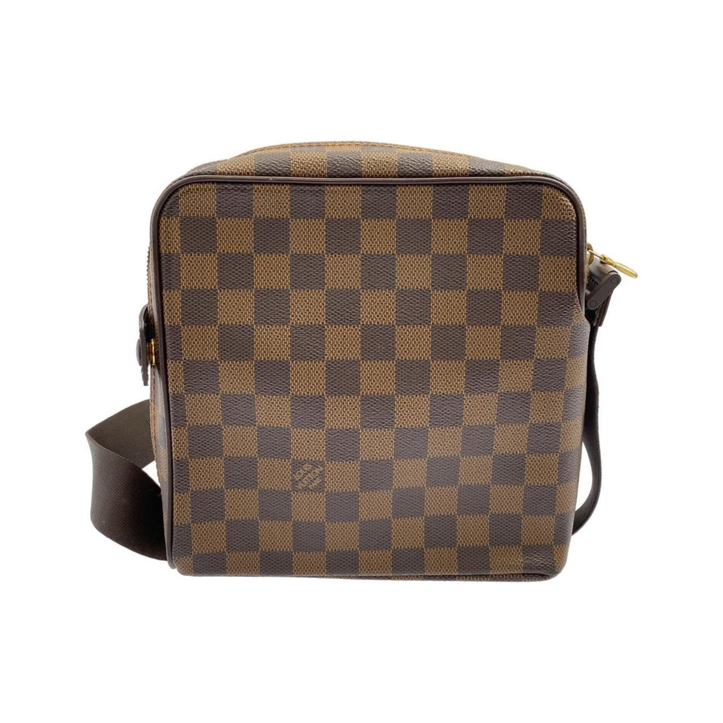 Louis Vuitton Brown Coated Canvas Shoulder Bag