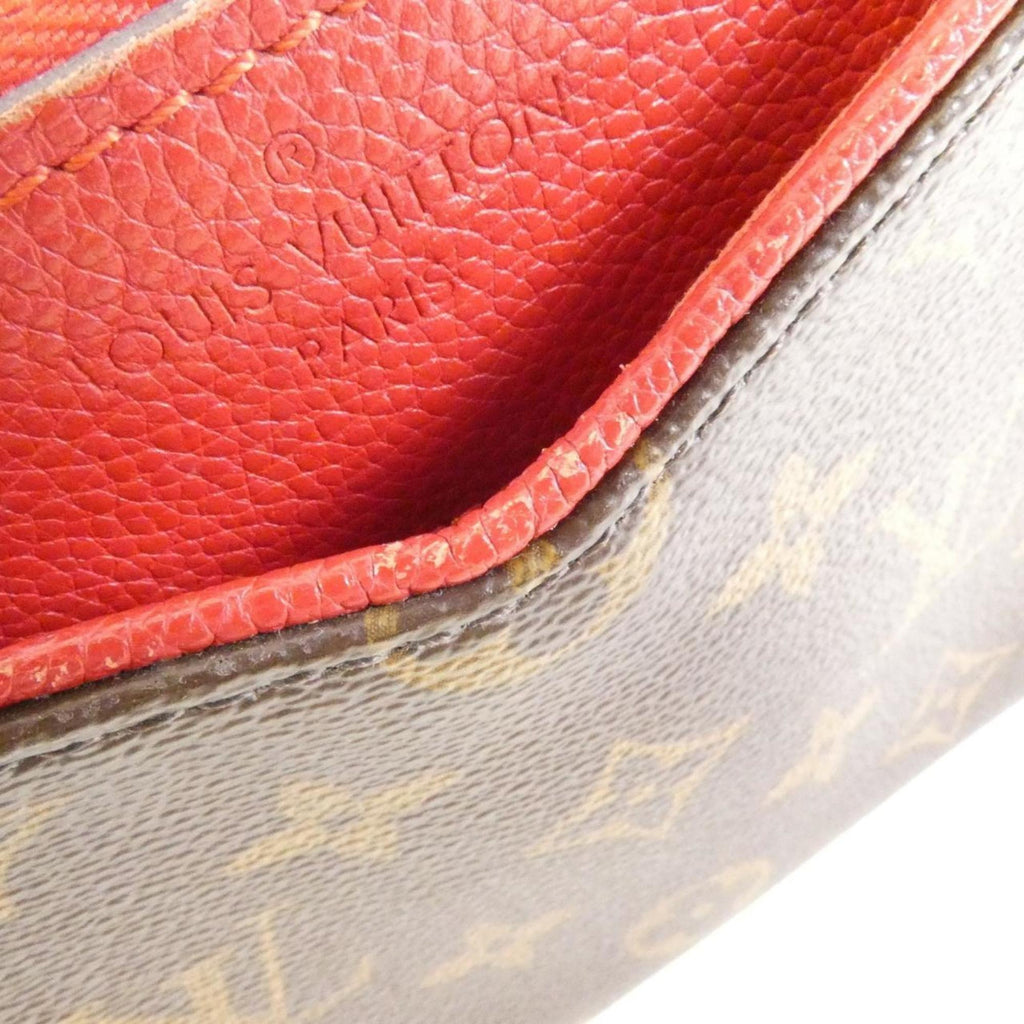 Louis Vuitton Brown Dark Brown Coated Canvas Shoulder Bag