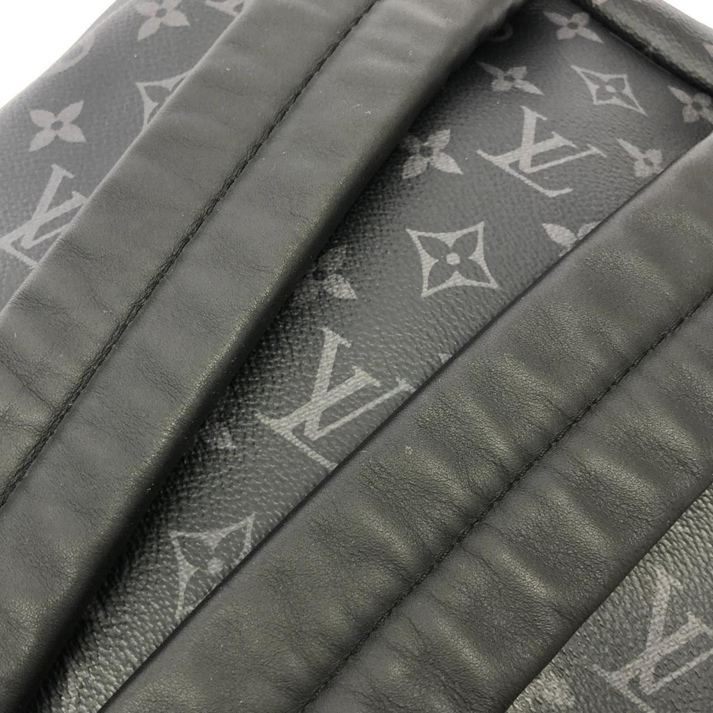 Louis Vuitton Black Coated Canvas Backpack