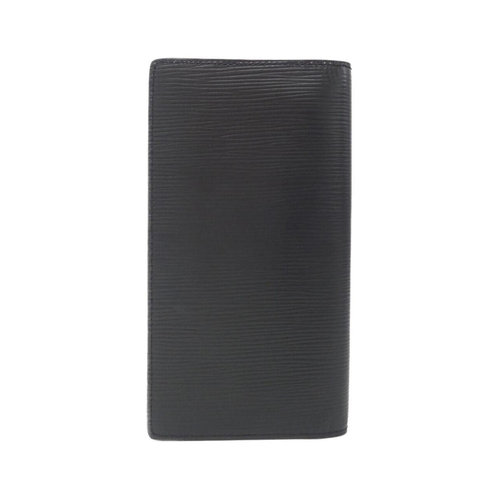 Louis Vuitton Black Leather Long Wallet