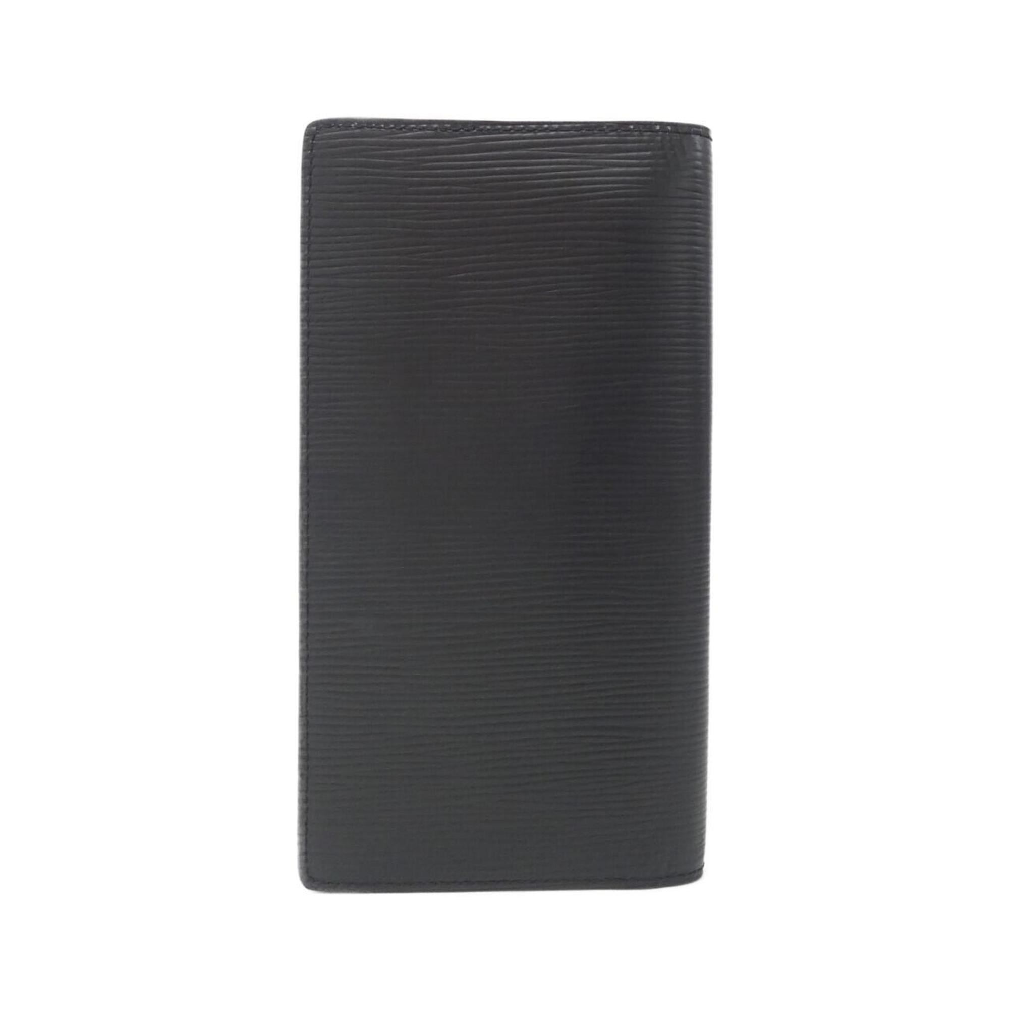Louis Vuitton Black Leather Long Wallet