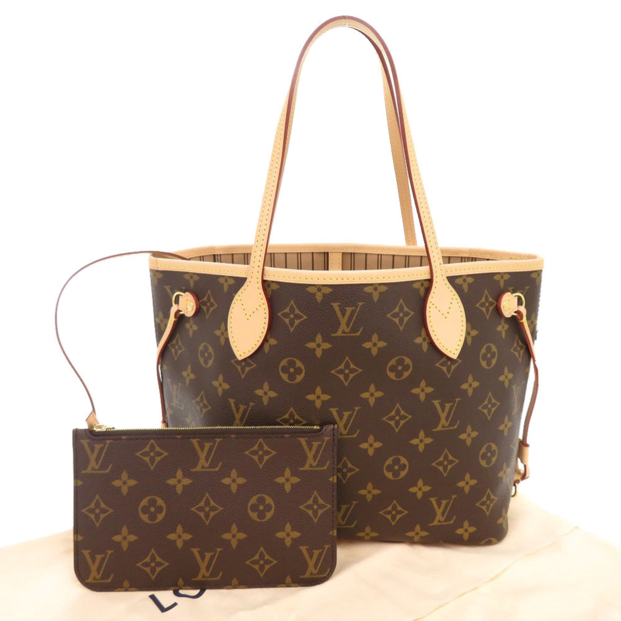 Louis Vuitton Brown Monogram Pouch Tote Bag