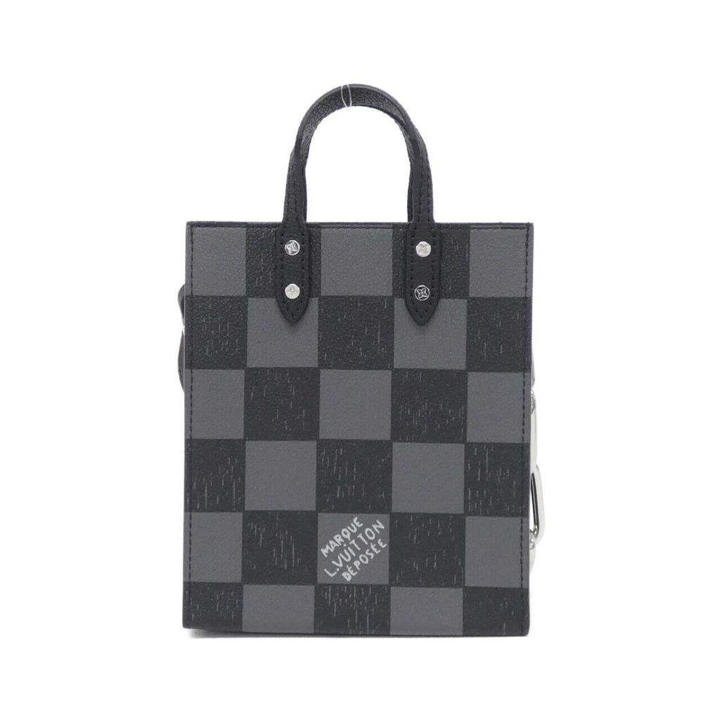 Louis Vuitton Black Leather Shoulder Bag