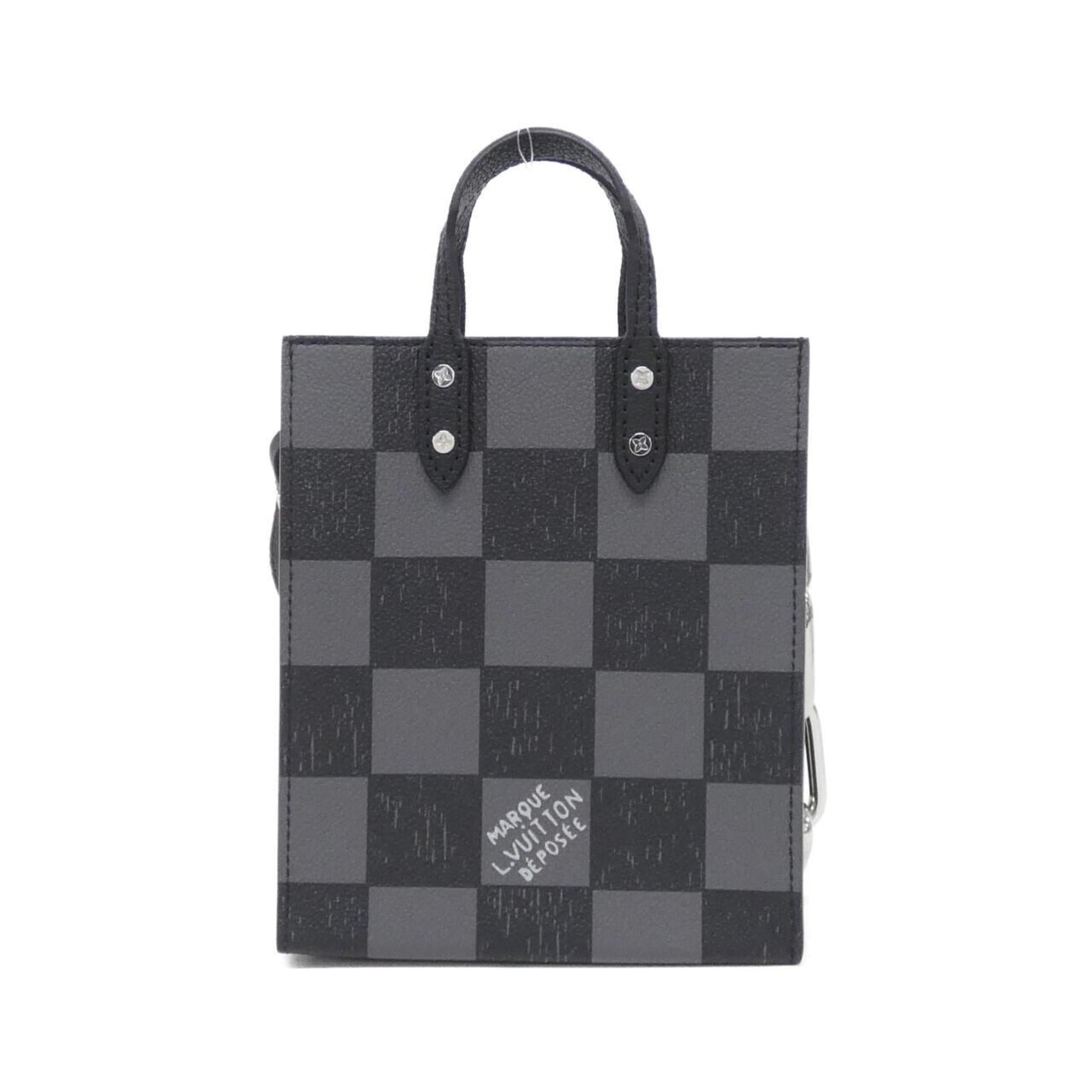Louis Vuitton Black Leather Shoulder Bag