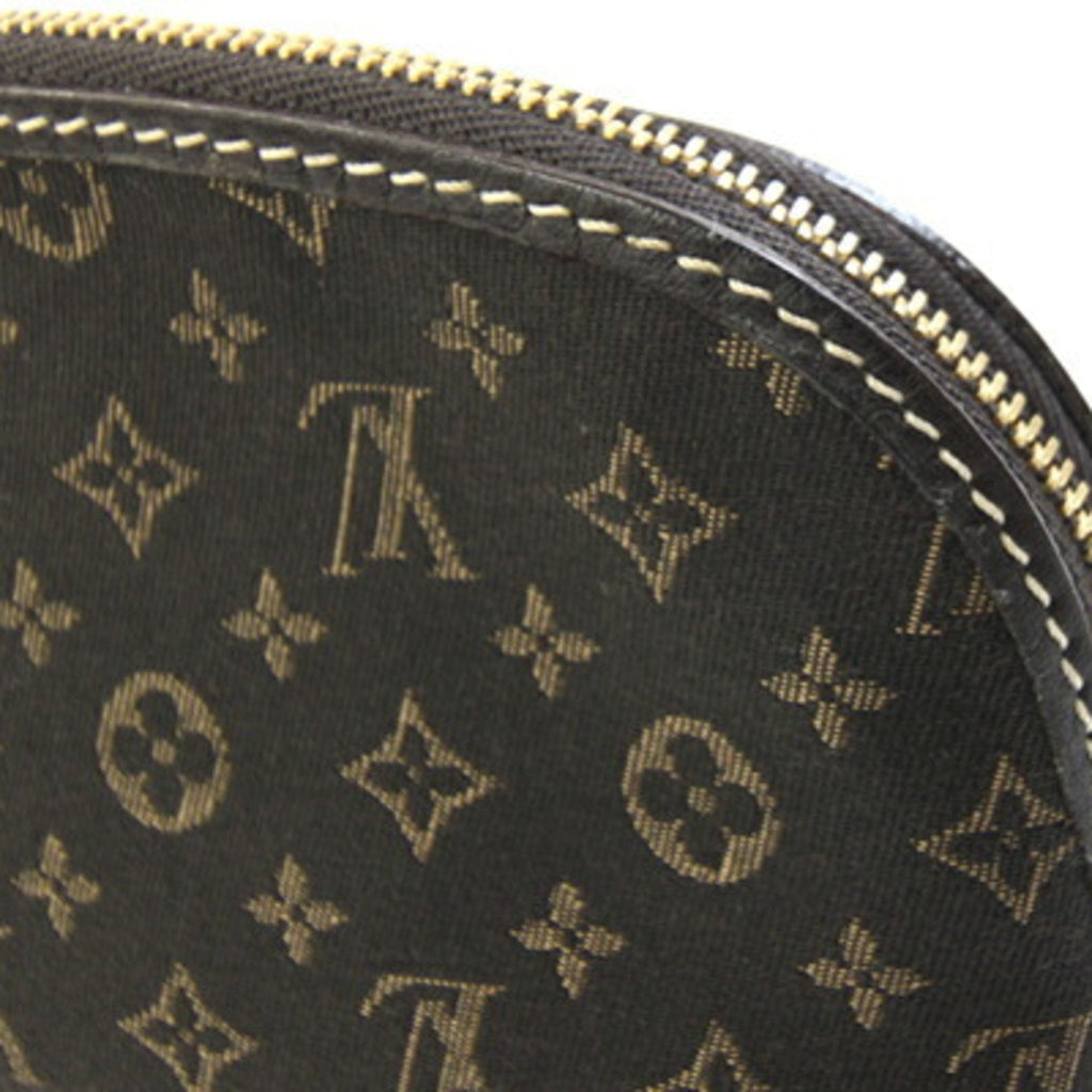 Louis Vuitton Dark Brown Fusain Monogram Idylle Canvas Pochette Pouch