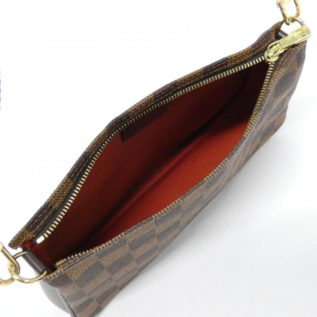Louis Vuitton Brown Coated Canvas Pouch