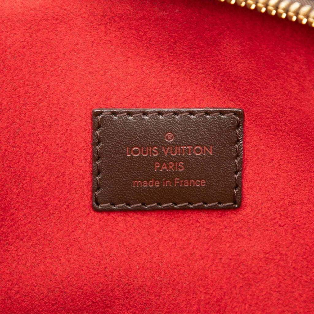Louis Vuitton Brown Leather Pvc Handbag Shoulder Bag