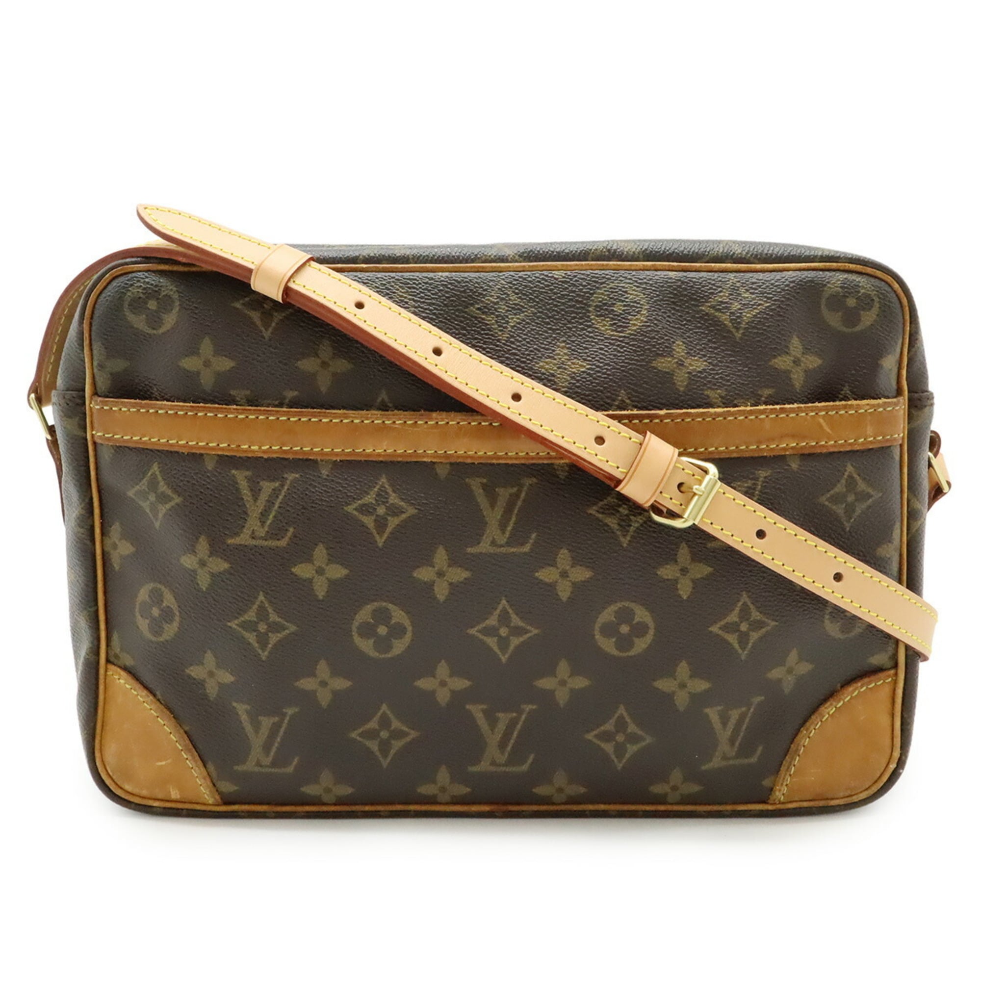 Louis Vuitton Black Brown Monogram Monogram Shoulder Bag